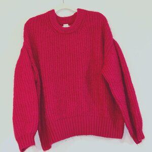 A New Day Pink Balloon Sleeve Sweater size XL NWT